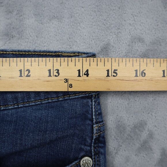 Rock & Republic Jeans Womens Berlin 6 32 Blue Pants Denim Low Rise Stretch - Picture 5 of 16